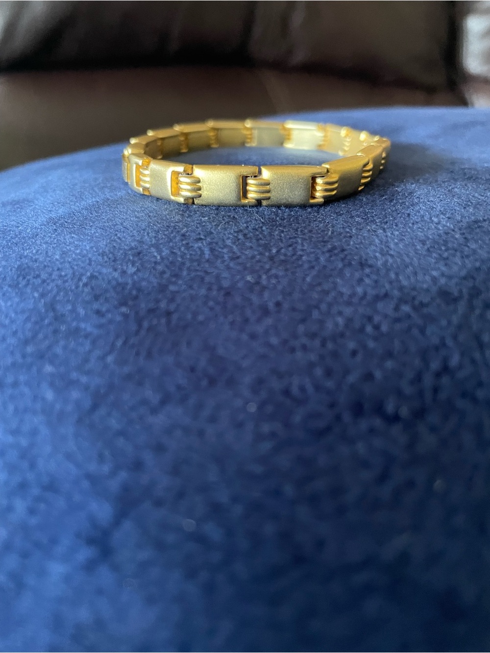Gold-Tone Linked Stretch Bracelet - Elegant Women’s Jewelry